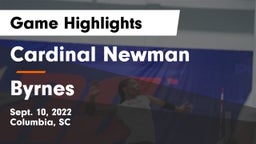 Cardinal Newman  vs Byrnes  Game Highlights - Sept. 10, 2022