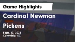 Cardinal Newman  vs Pickens  Game Highlights - Sept. 17, 2022