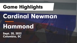 Cardinal Newman  vs Hammond  Game Highlights - Sept. 20, 2022