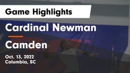 Cardinal Newman  vs Camden  Game Highlights - Oct. 13, 2022