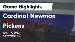 Cardinal Newman  vs Pickens  Game Highlights - Oct. 17, 2022