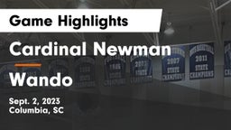 Cardinal Newman  vs Wando  Game Highlights - Sept. 2, 2023