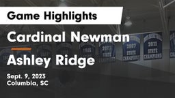 Cardinal Newman  vs Ashley Ridge  Game Highlights - Sept. 9, 2023