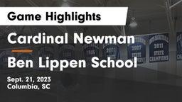 Cardinal Newman  vs Ben Lippen School Game Highlights - Sept. 21, 2023