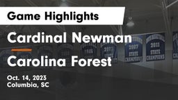 Cardinal Newman  vs Carolina Forest  Game Highlights - Oct. 14, 2023