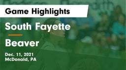 South Fayette  vs Beaver  Game Highlights - Dec. 11, 2021
