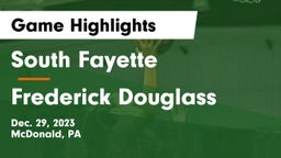 South Fayette  vs Frederick Douglass Game Highlights - Dec. 29, 2023