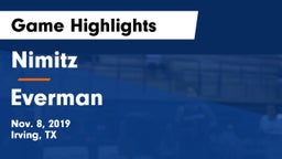 Nimitz  vs Everman  Game Highlights - Nov. 8, 2019