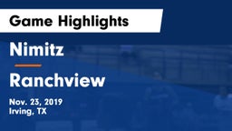 Nimitz  vs Ranchview  Game Highlights - Nov. 23, 2019