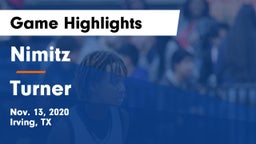 Nimitz  vs Turner  Game Highlights - Nov. 13, 2020