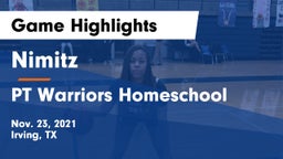 Nimitz  vs PT Warriors Homeschool Game Highlights - Nov. 23, 2021