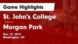 St. John's College  vs Morgan Park Game Highlights - Dec. 27, 2019