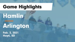 Hamlin  vs Arlington  Game Highlights - Feb. 2, 2021