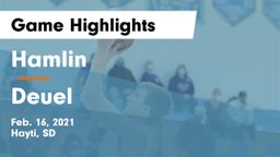 Hamlin  vs Deuel  Game Highlights - Feb. 16, 2021