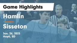 Hamlin  vs Sisseton  Game Highlights - Jan. 26, 2023