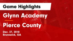 Glynn Academy  vs Pierce County  Game Highlights - Dec. 27, 2018