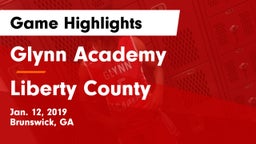 Glynn Academy  vs Liberty County  Game Highlights - Jan. 12, 2019