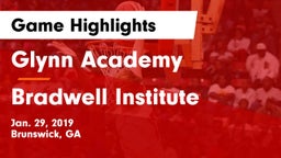 Glynn Academy  vs Bradwell Institute Game Highlights - Jan. 29, 2019