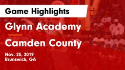 Glynn Academy  vs Camden County Game Highlights - Nov. 25, 2019