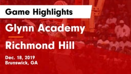 Glynn Academy  vs Richmond Hill  Game Highlights - Dec. 18, 2019
