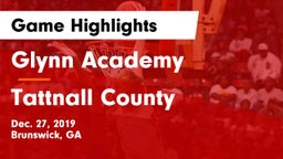 Glynn Academy  vs Tattnall County Game Highlights - Dec. 27, 2019