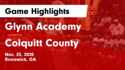 Glynn Academy  vs Colquitt County  Game Highlights - Nov. 23, 2020