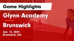 Glynn Academy  vs Brunswick  Game Highlights - Jan. 12, 2024