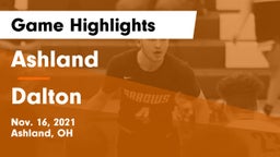 Ashland  vs Dalton  Game Highlights - Nov. 16, 2021