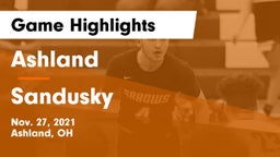 Ashland  vs Sandusky  Game Highlights - Nov. 27, 2021