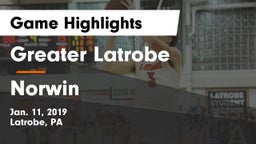 Greater Latrobe  vs Norwin  Game Highlights - Jan. 11, 2019