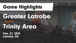 Greater Latrobe  vs Trinity Area  Game Highlights - Feb. 21, 2023