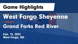 West Fargo Sheyenne  vs Grand Forks Red River  Game Highlights - Feb. 15, 2022