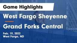 West Fargo Sheyenne  vs Grand Forks Central  Game Highlights - Feb. 19, 2022