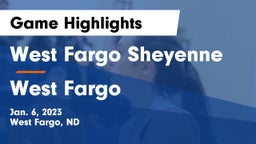 West Fargo Sheyenne  vs West Fargo  Game Highlights - Jan. 6, 2023