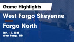 West Fargo Sheyenne  vs Fargo North  Game Highlights - Jan. 13, 2023