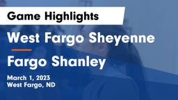 West Fargo Sheyenne  vs Fargo Shanley  Game Highlights - March 1, 2023