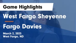 West Fargo Sheyenne  vs Fargo Davies  Game Highlights - March 2, 2023