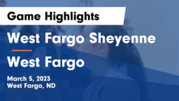 West Fargo Sheyenne  vs West Fargo  Game Highlights - March 5, 2023