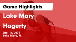 Lake Mary  vs Hagerty  Game Highlights - Jan. 11, 2021