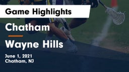 Chatham  vs Wayne Hills  Game Highlights - June 1, 2021