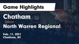 Chatham  vs North Warren Regional  Game Highlights - Feb. 11, 2021