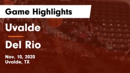 Uvalde  vs Del Rio  Game Highlights - Nov. 10, 2020