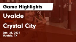 Uvalde  vs Crystal City  Game Highlights - Jan. 23, 2021