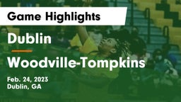 Dublin  vs Woodville-Tompkins Game Highlights - Feb. 24, 2023