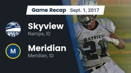 Recap: Skyview  vs. Meridian  2017