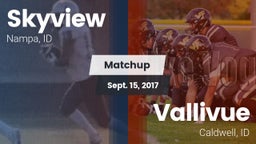 Matchup: Skyview  vs. Vallivue  2017