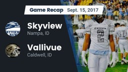 Recap: Skyview  vs. Vallivue  2017