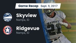 Recap: Skyview  vs. Ridgevue 2017