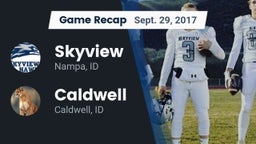Recap: Skyview  vs. Caldwell  2017