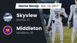 Recap: Skyview  vs. Middleton  2017